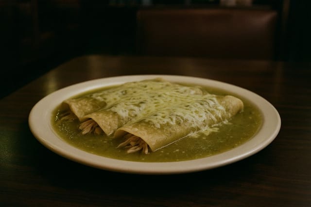 Chicken Enchiladas.